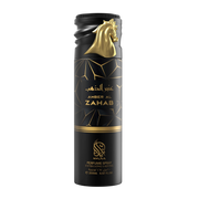 A black body spray bottle with a white background by Savia Exclusive