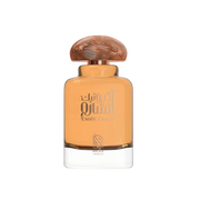 A peach perfume bottle from Nylaa by Savia Exclusive