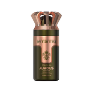 A bottle green perfume body spray from Mystiq by Savia Exclusive