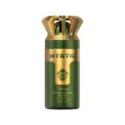 A green perfume body spray from Mystiq by Savia Exclusive