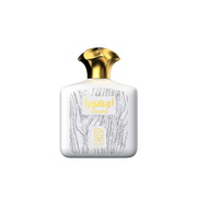 A white perfume bottle from Nylaa by Savia Exclusive