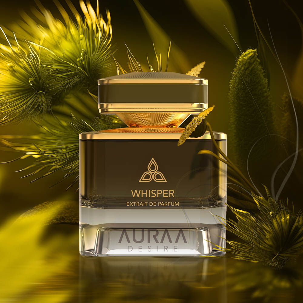 A green luxury perfume bottle by Savia Exclusive