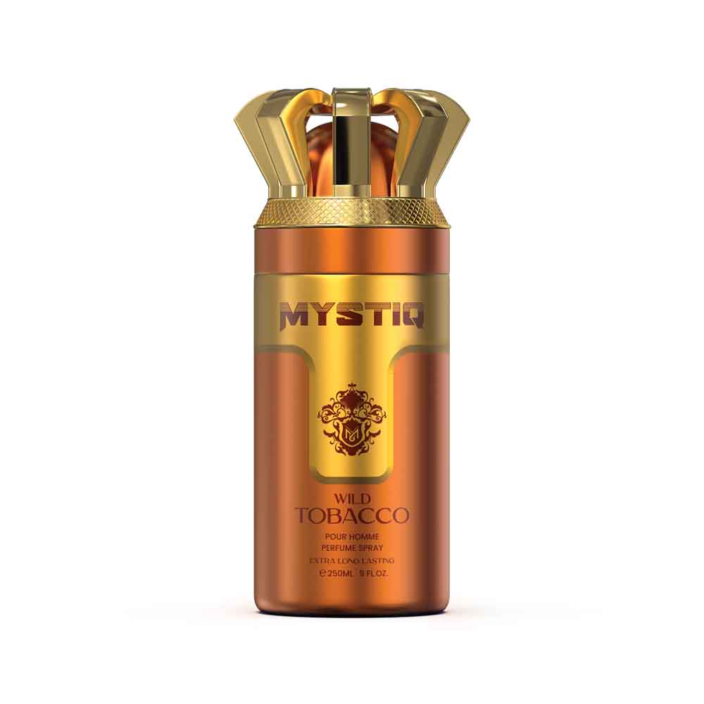 An orange perfume body spray from Mystiq by Savia Exclusive