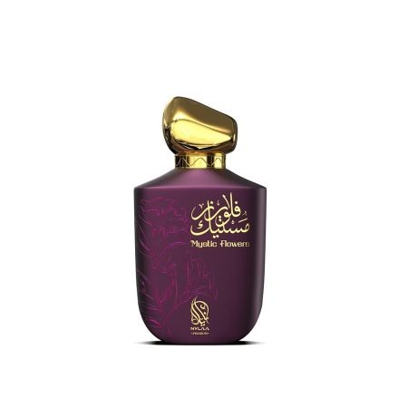 A purple perfume bottle from Nylaa by Savia Exclusive