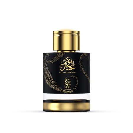 A black premium oud perfume from Nylaa by Savia Exclusive