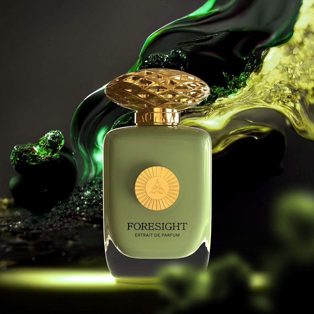 A green luxurious unisex perfume from Auraa Desire by Savia Exclusive