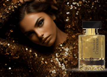 A woman wearing a glittery golden dress - Savia Exclusive